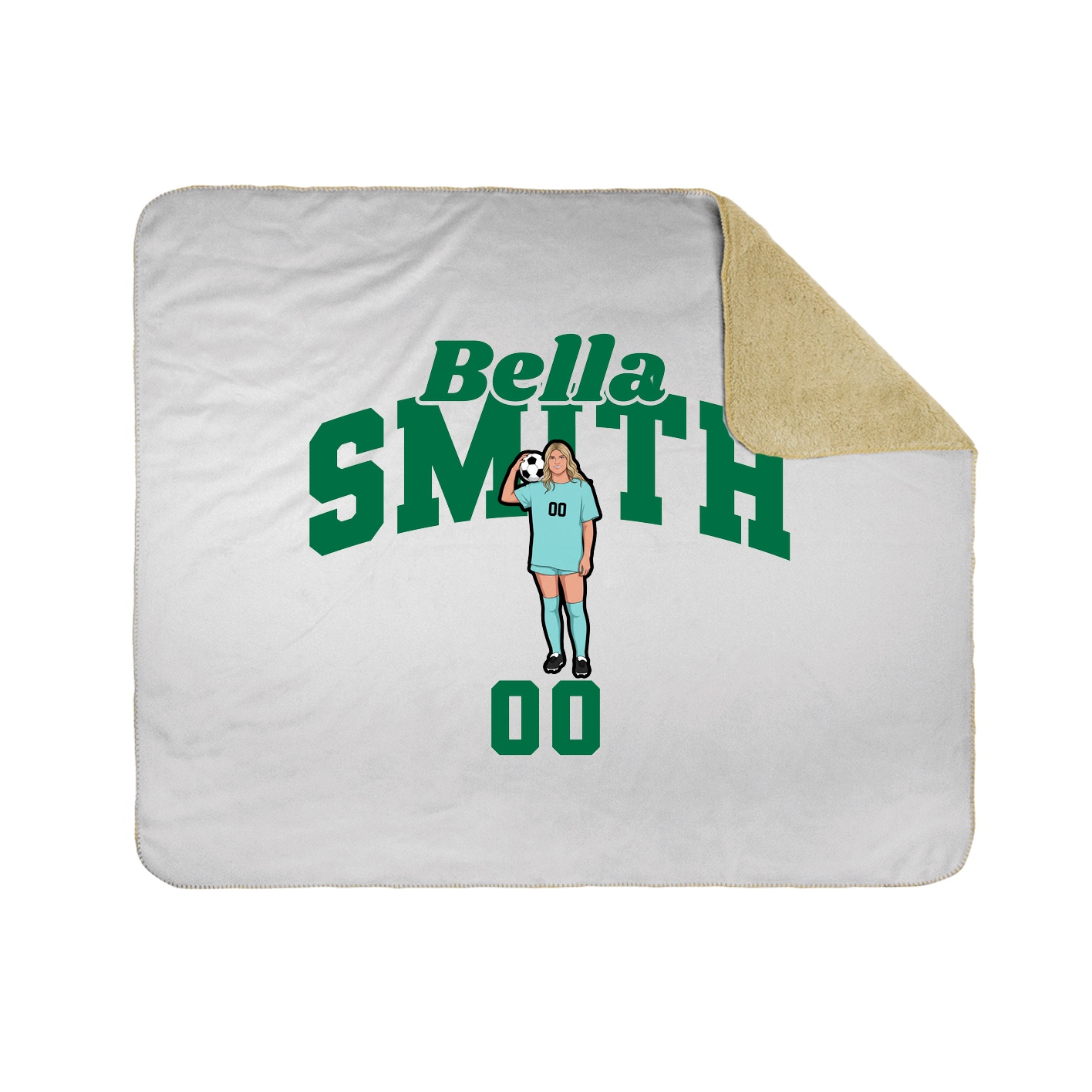 Throw Blanket — Signature Arch in White