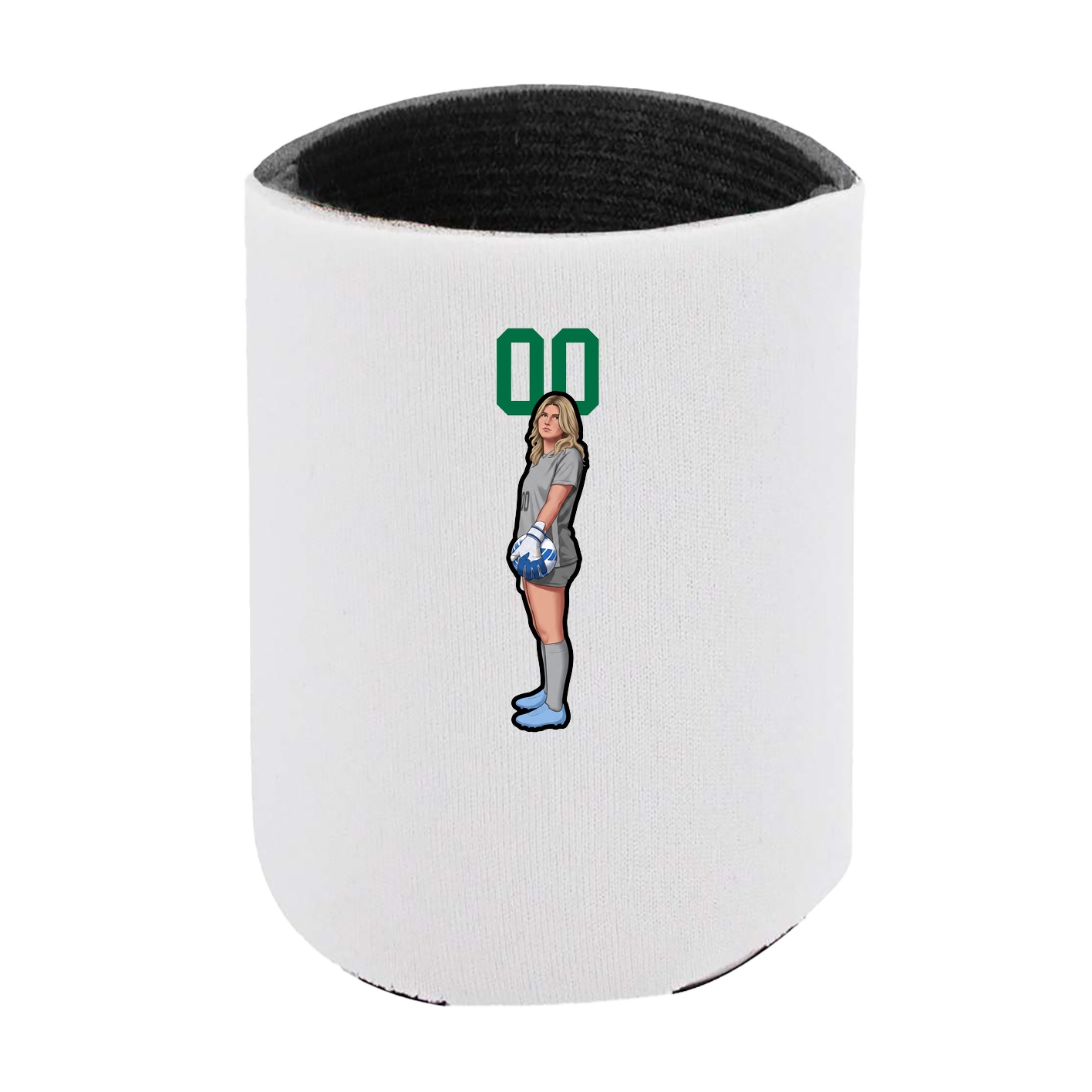 Can Holder — Number Top in White