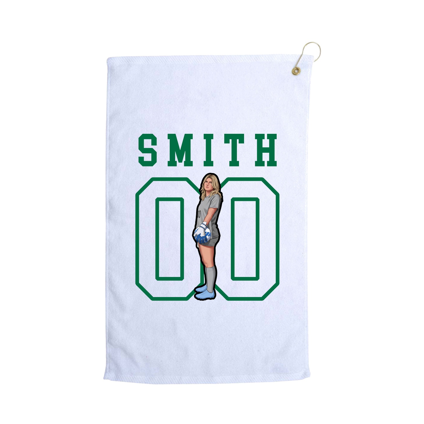 Golf Towel — Shirsey in White