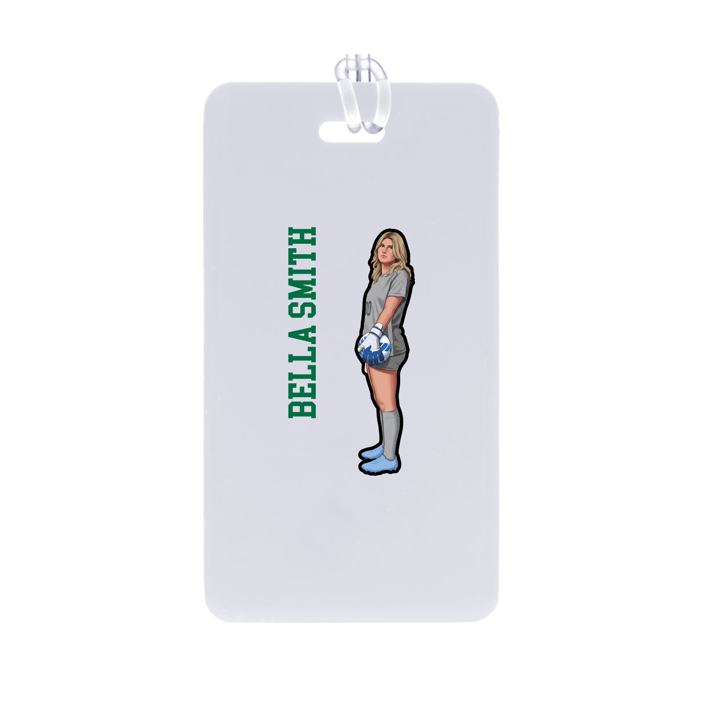 Bag Tag — Name Vertical in Classic
