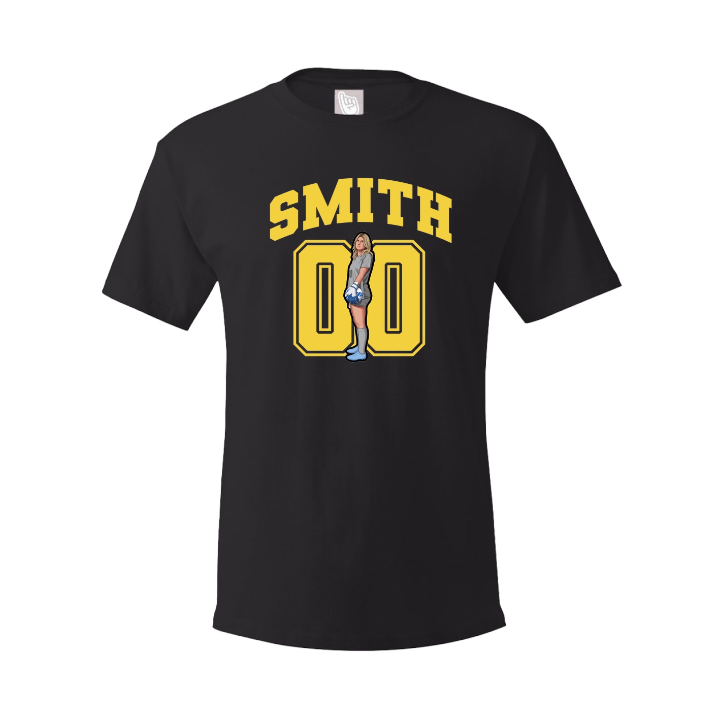Youth Tee — Number in Black