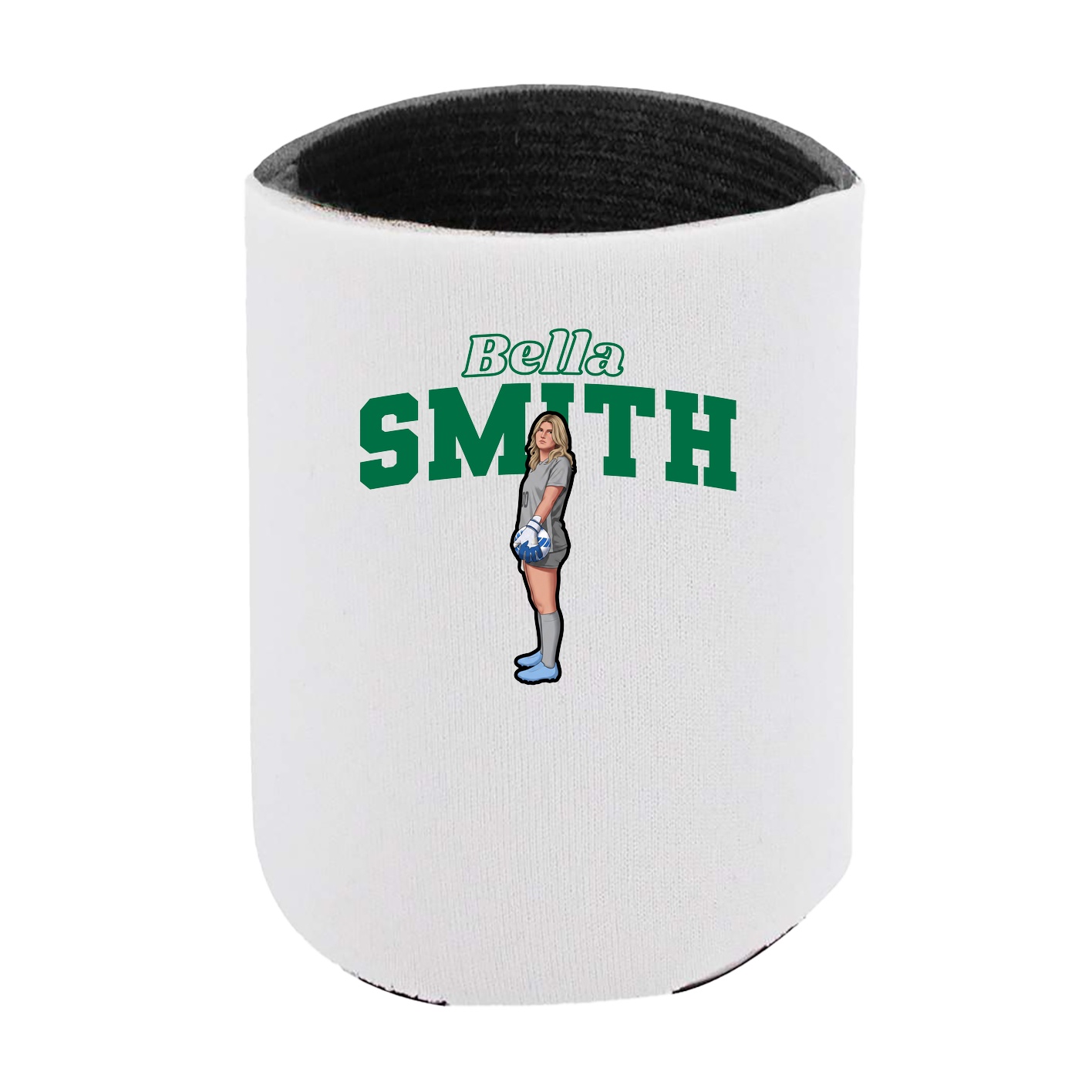Can Holder — Name Arch in White