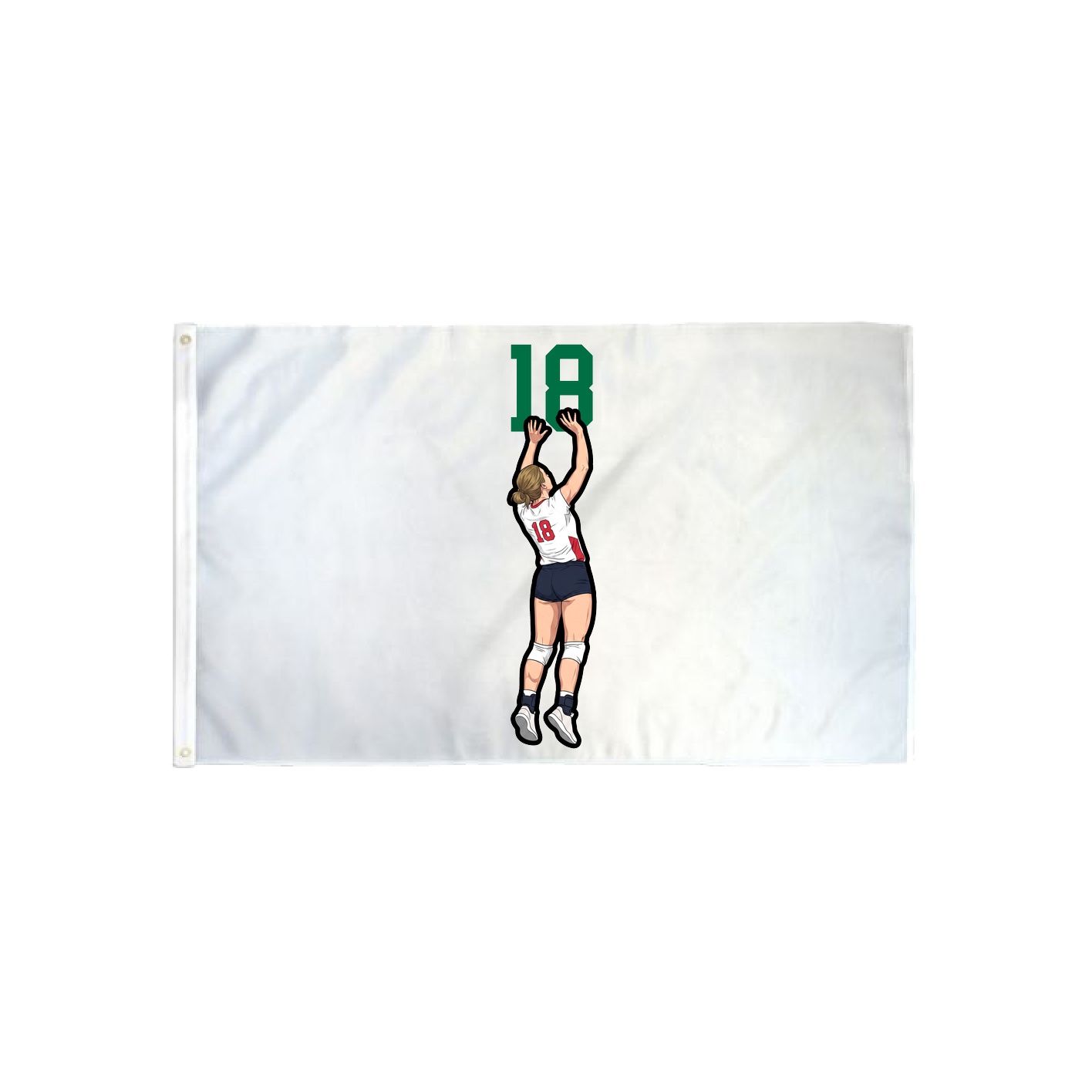 3x5 Flag — Number Top in Classic