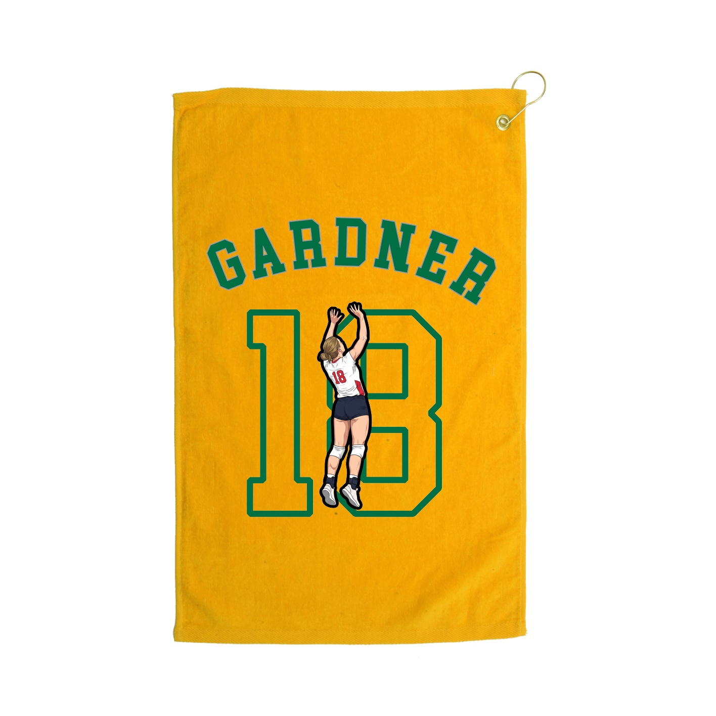 Golf Towel — Shirsey Arch in Gold