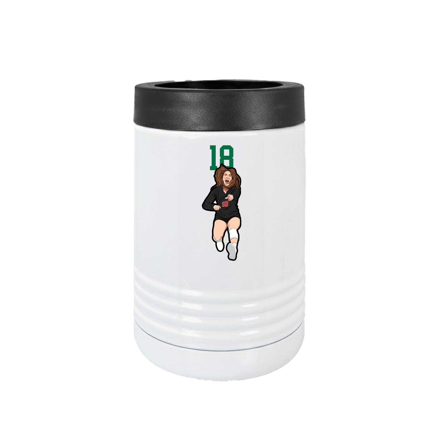 Beverage Holder — Number Top in White