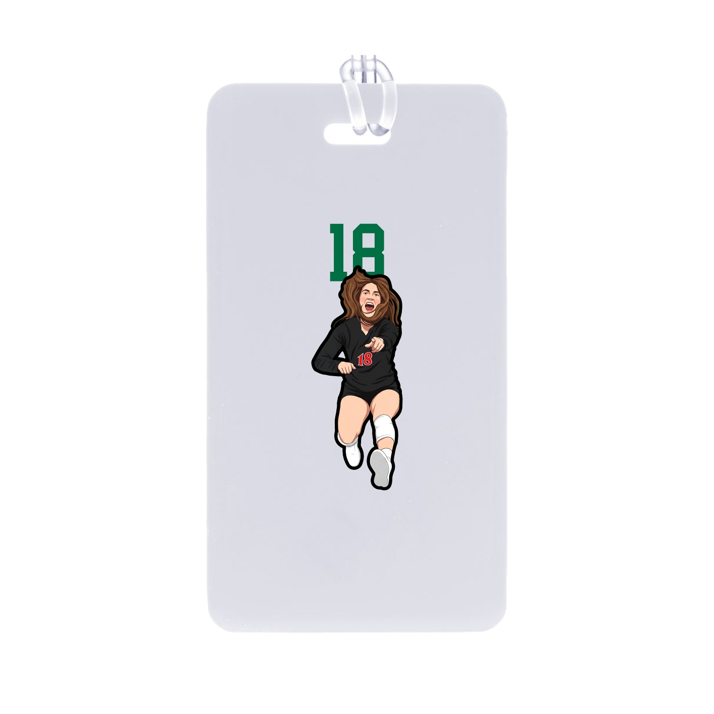 Bag Tag — Number Top in Classic