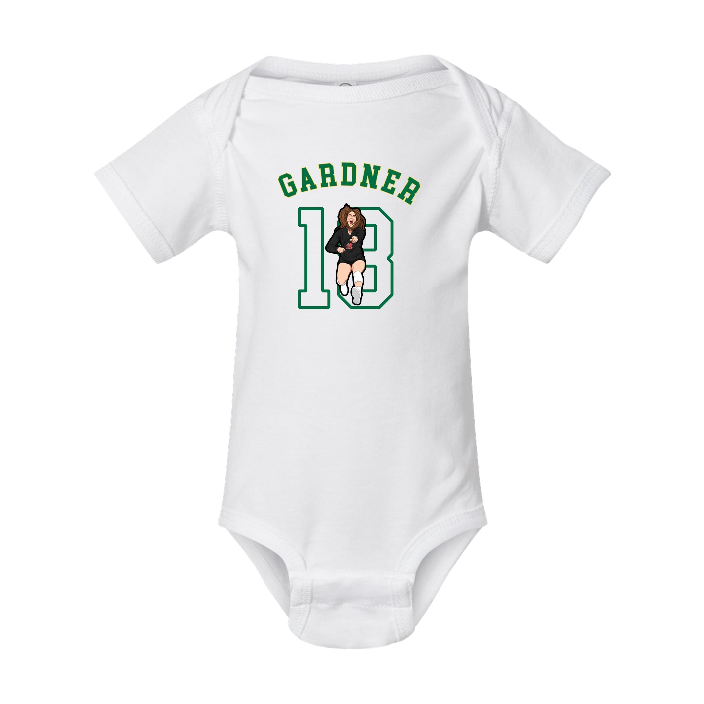 Baby Onesie — Shirsey Arch in White