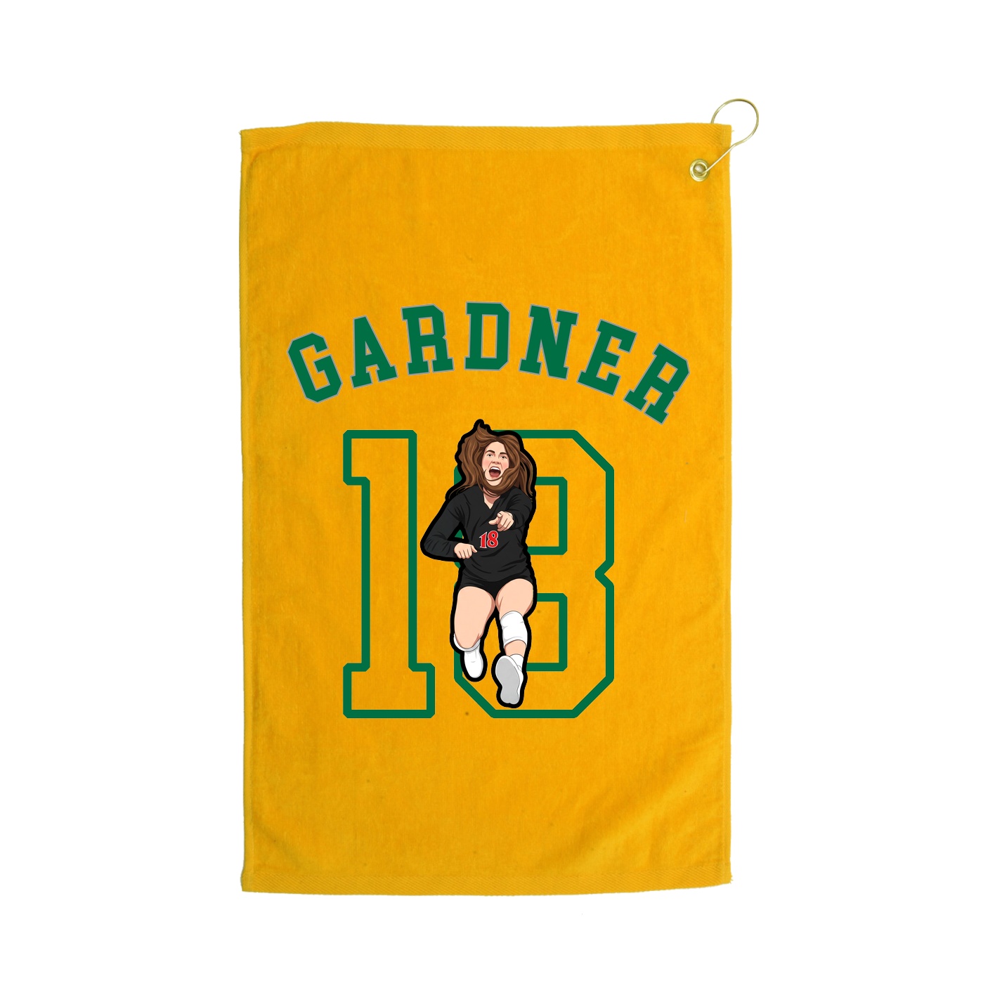 Golf Towel — Shirsey Arch in Gold