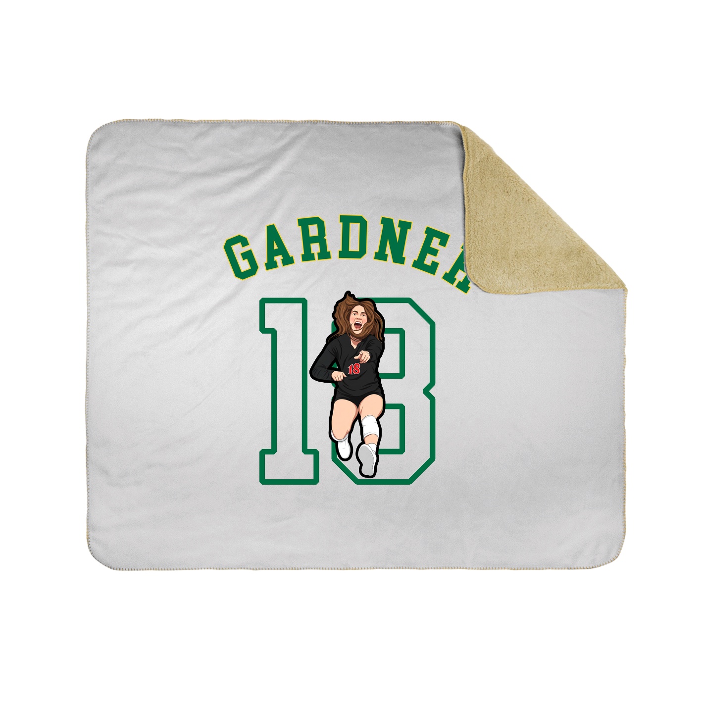 Throw Blanket — Shirsey Arch in White
