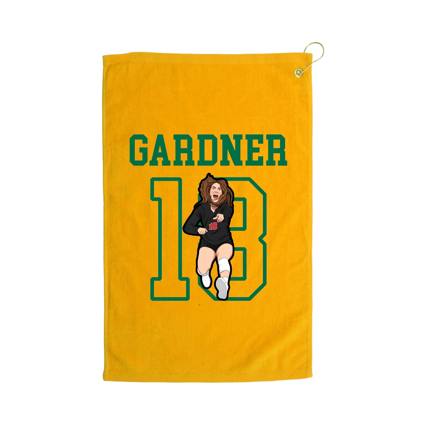 Golf Towel — Shirsey in Gold