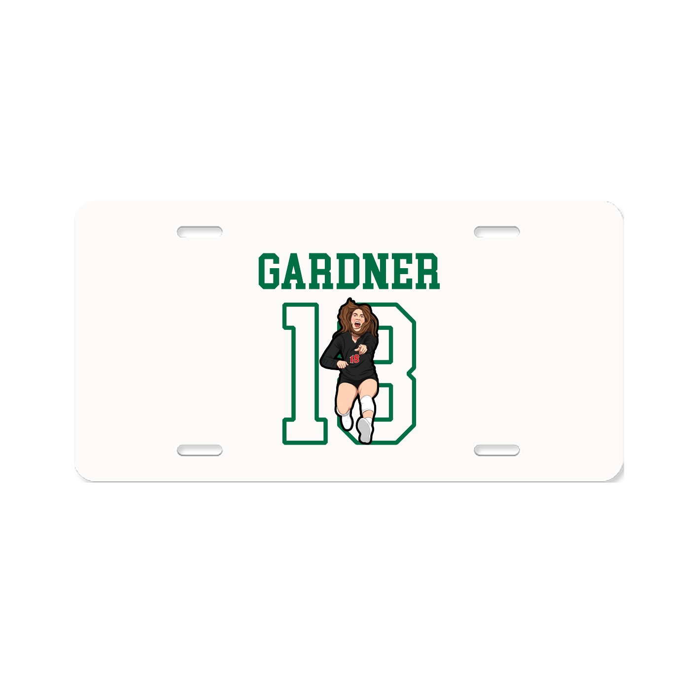 License Plate — Shirsey in Classic