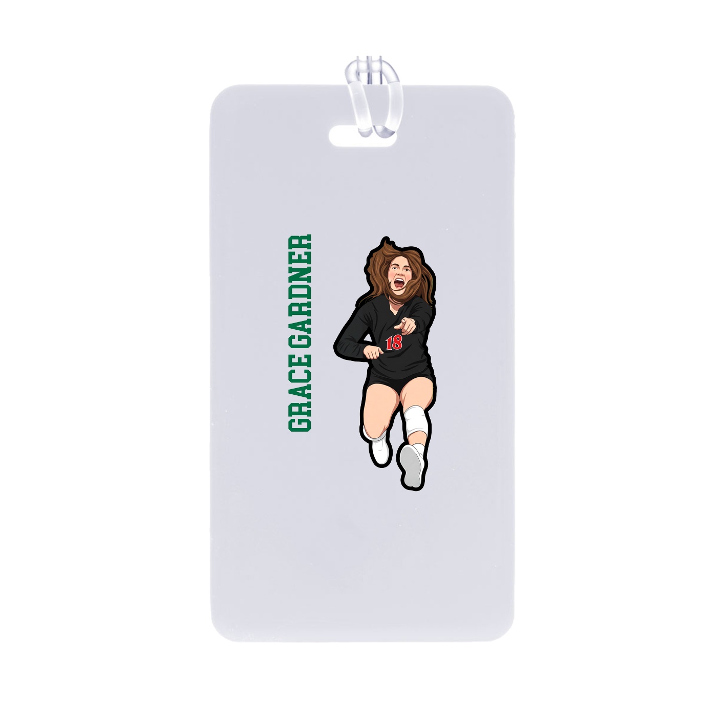 Bag Tag — Name Vertical in Classic