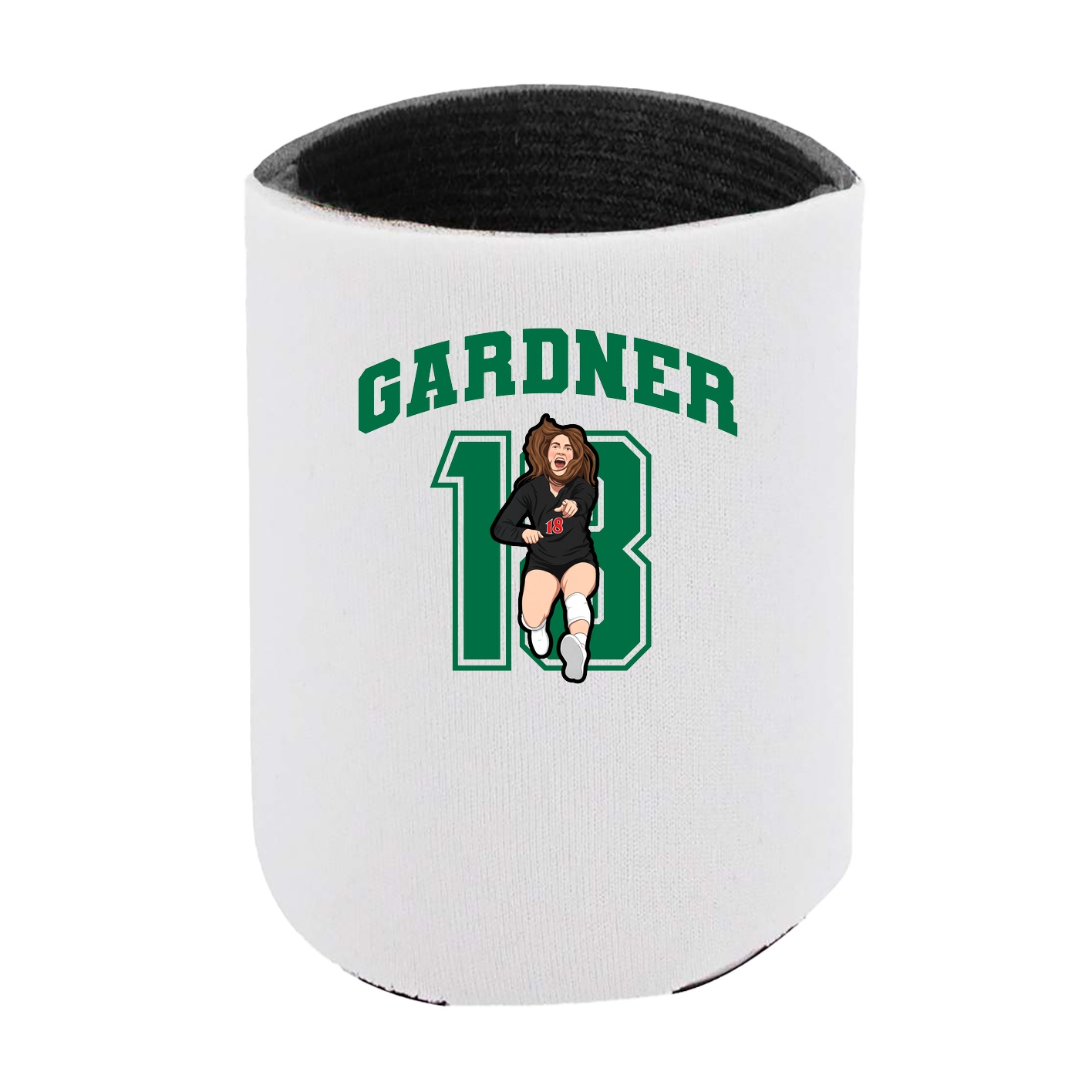 Can Holder — Number in White