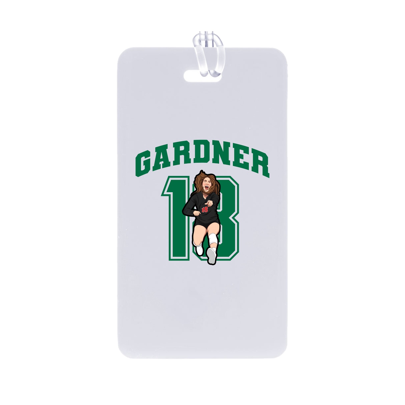 Bag Tag — Number in Classic