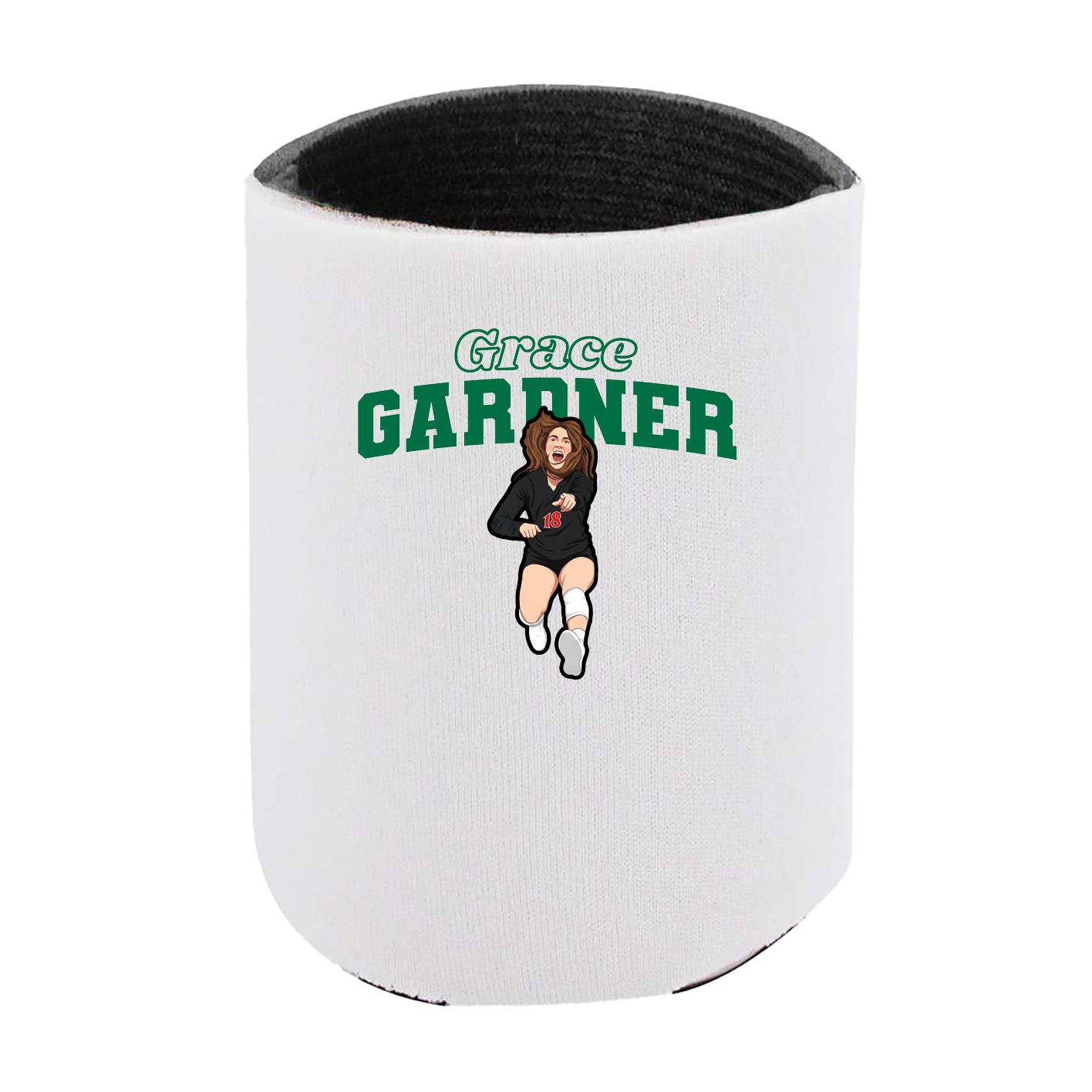Can Holder — Name Arch in White