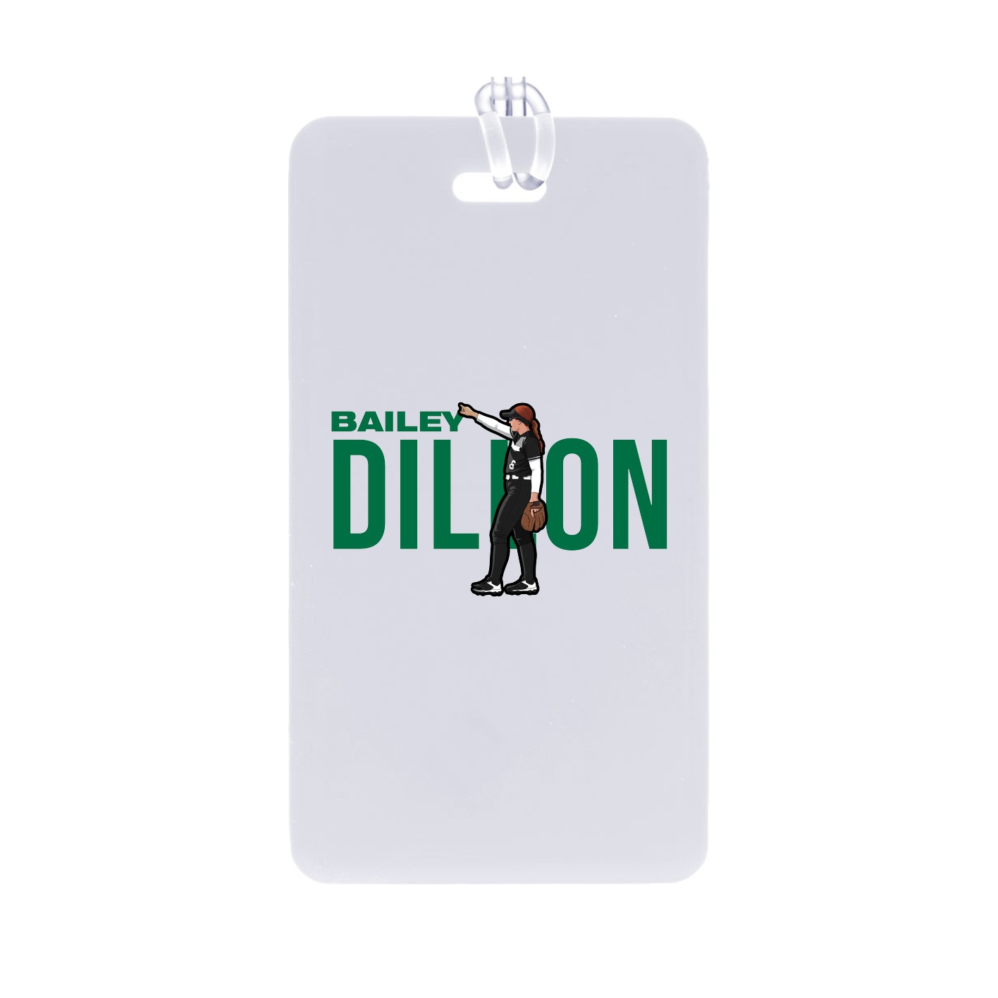 Bag Tag — Player Name in Classic