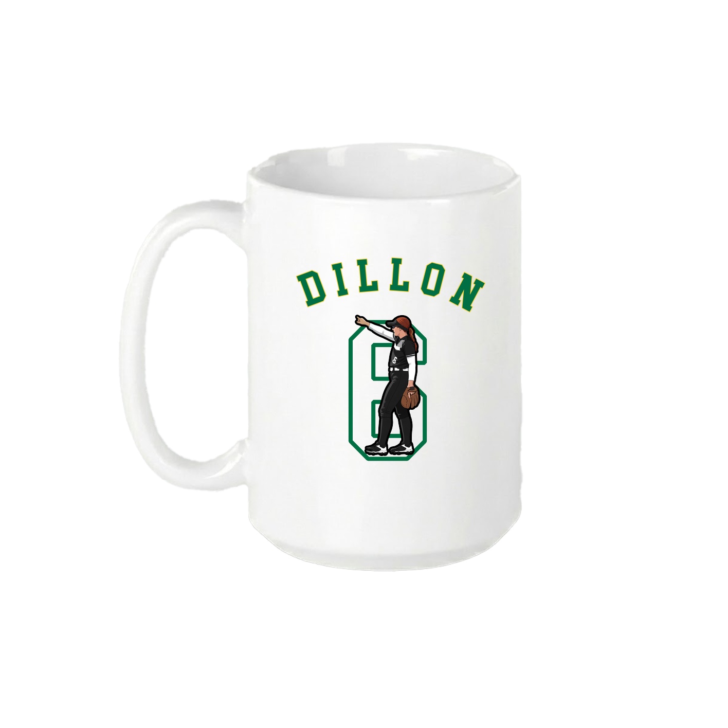 15oz Coffee Mug — Shirsey Arch in White