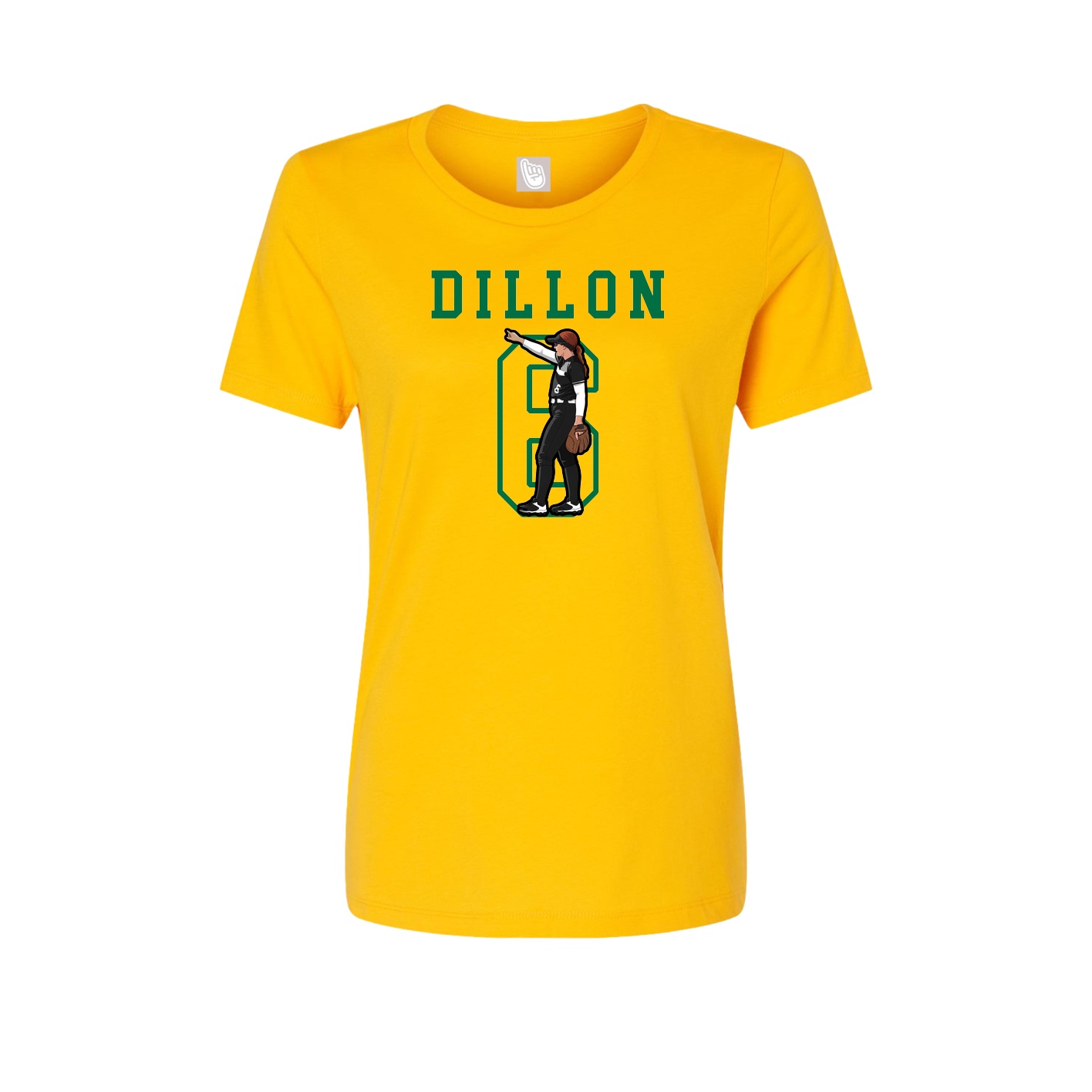 Fitted Women's Tee — Shirsey in Gold
