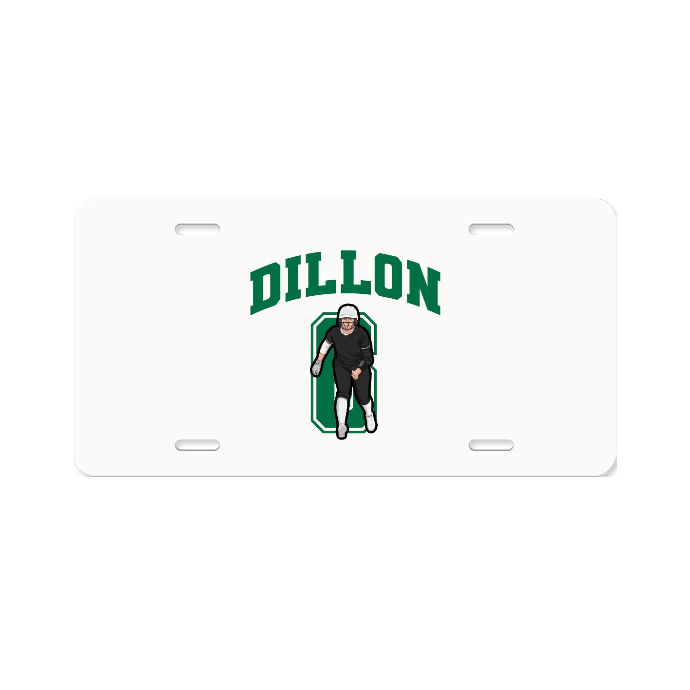 License Plate — Number in Classic