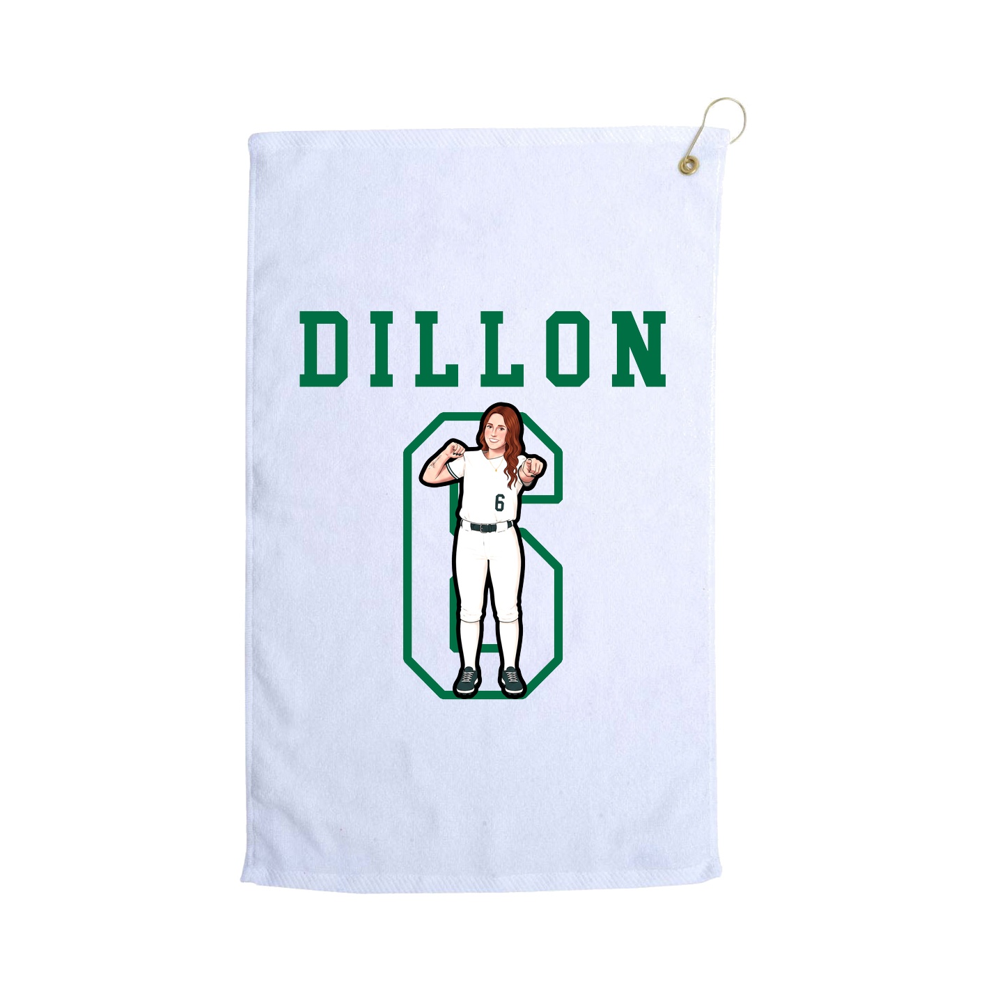 Golf Towel — Shirsey in White
