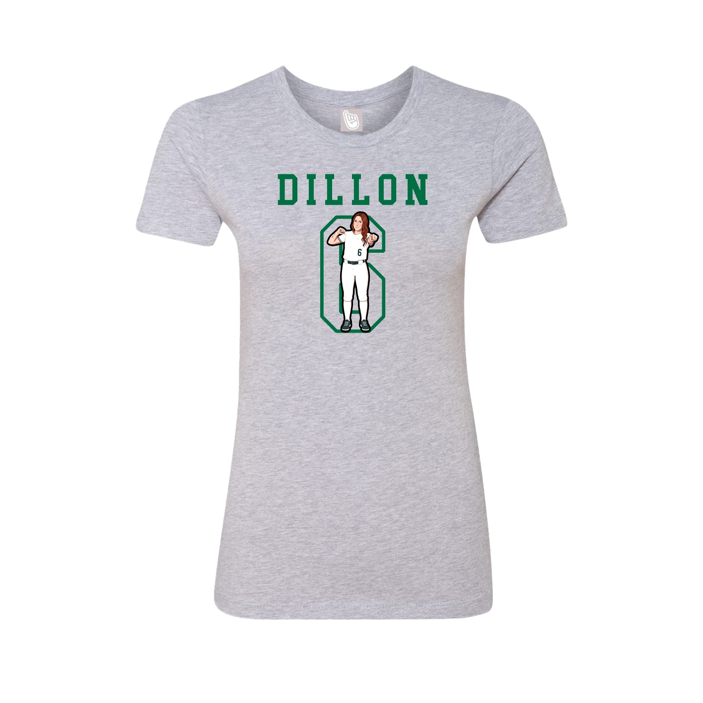 Fitted Women's Tee — Shirsey in Grey