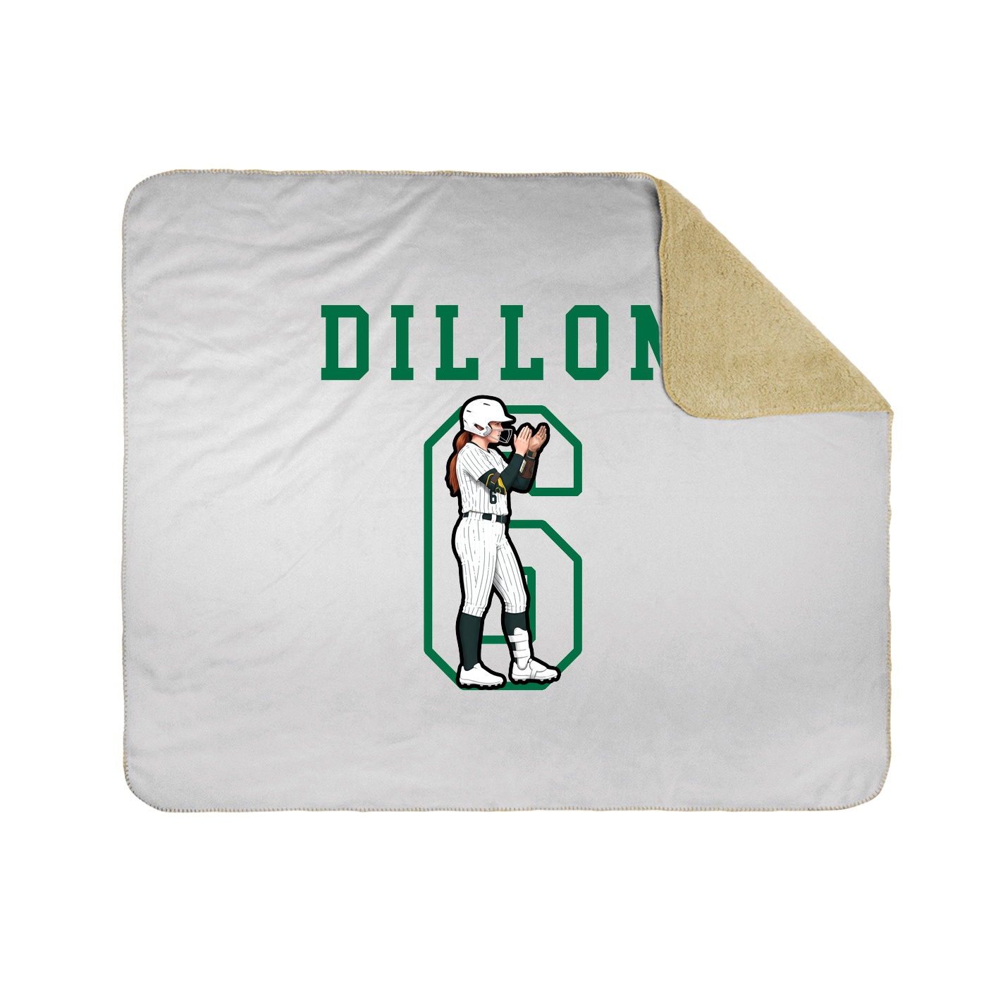 Throw Blanket — Shirsey in White