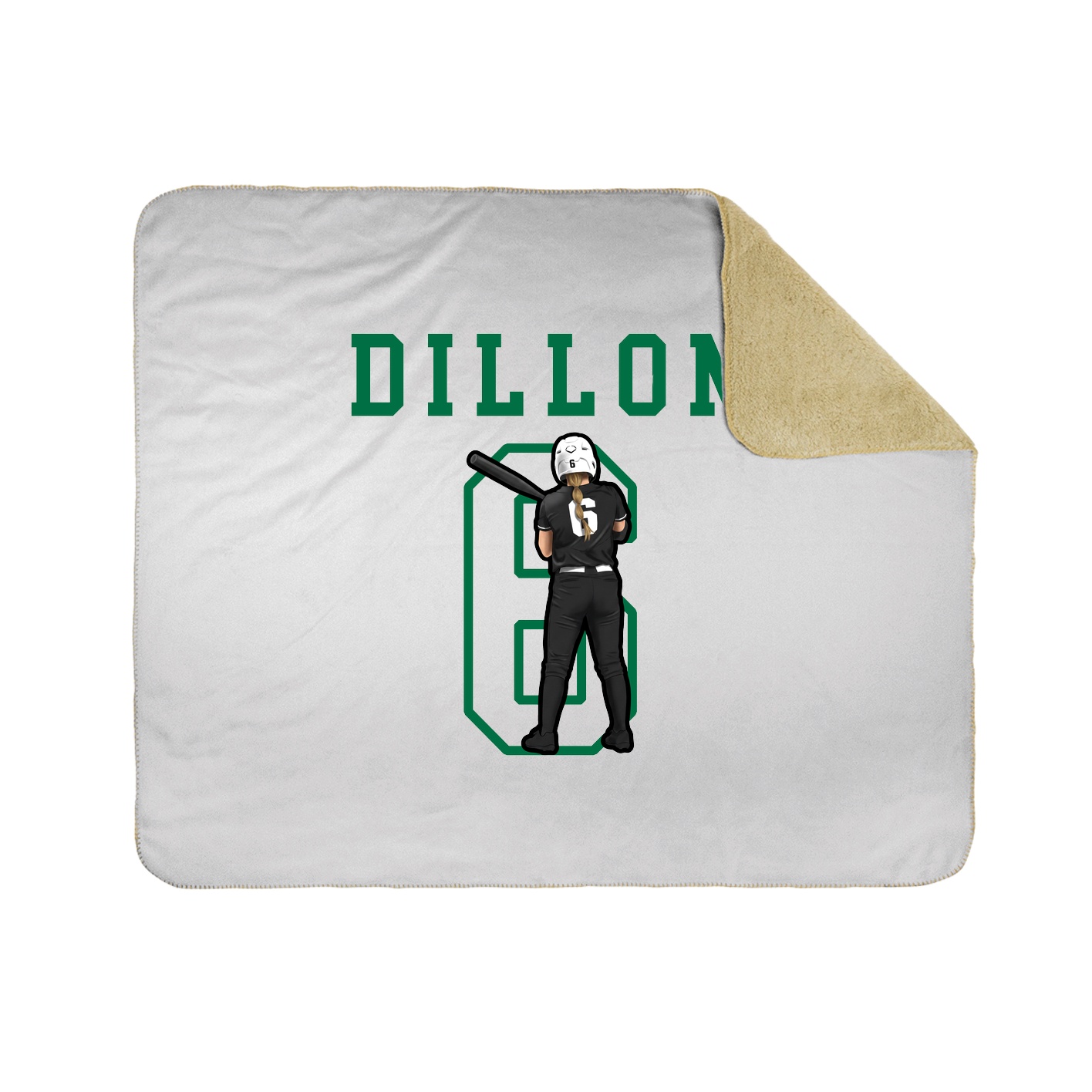Throw Blanket — Shirsey in White
