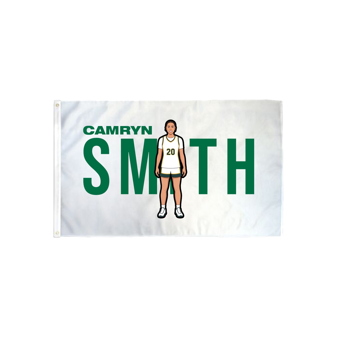 3x5 Flag — Player Name in Classic