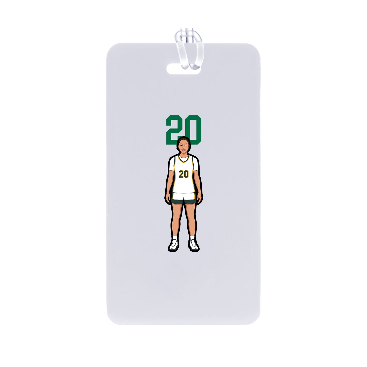 Bag Tag — Number Top in Classic