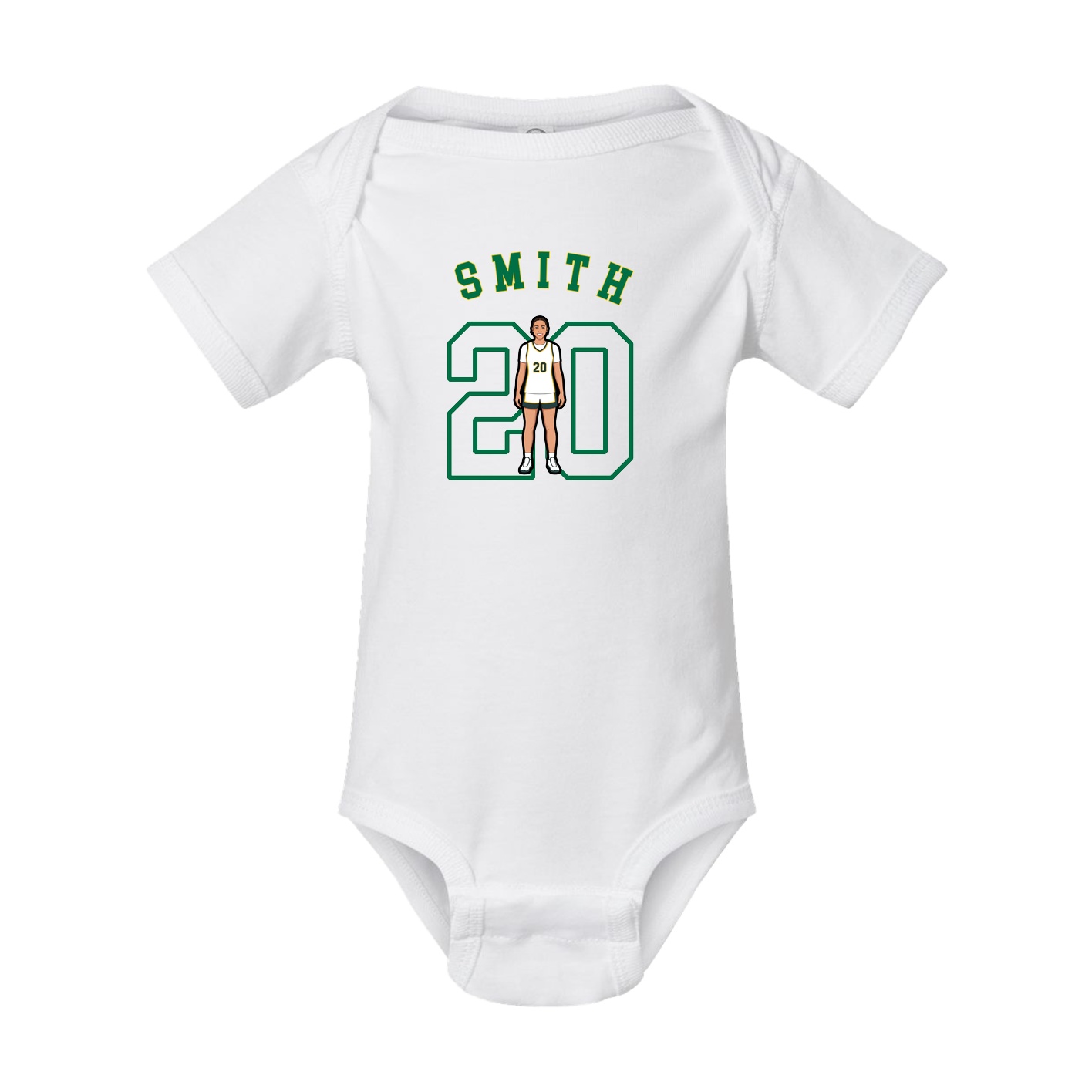 Baby Onesie — Shirsey Arch in White
