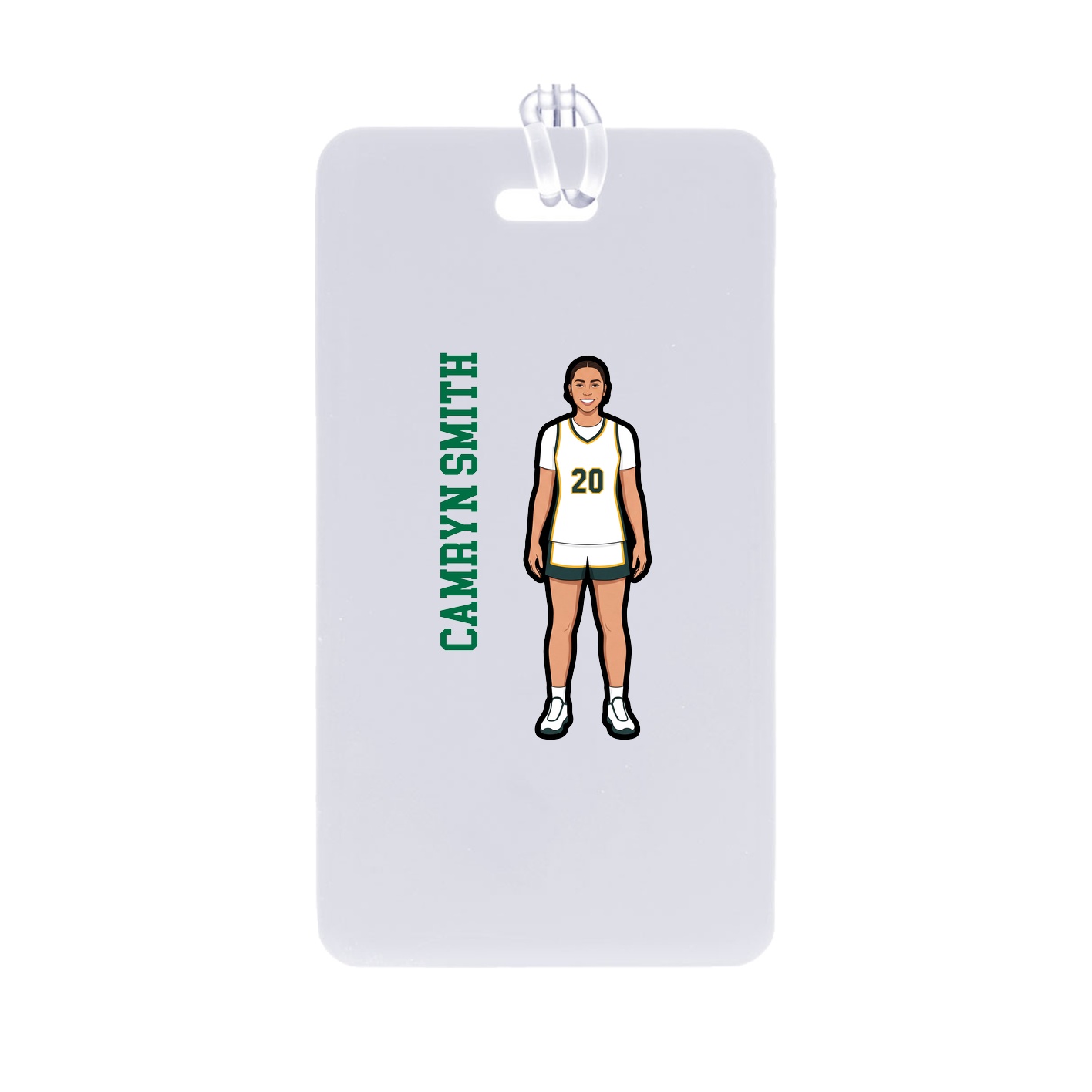 Bag Tag — Name Vertical in Classic