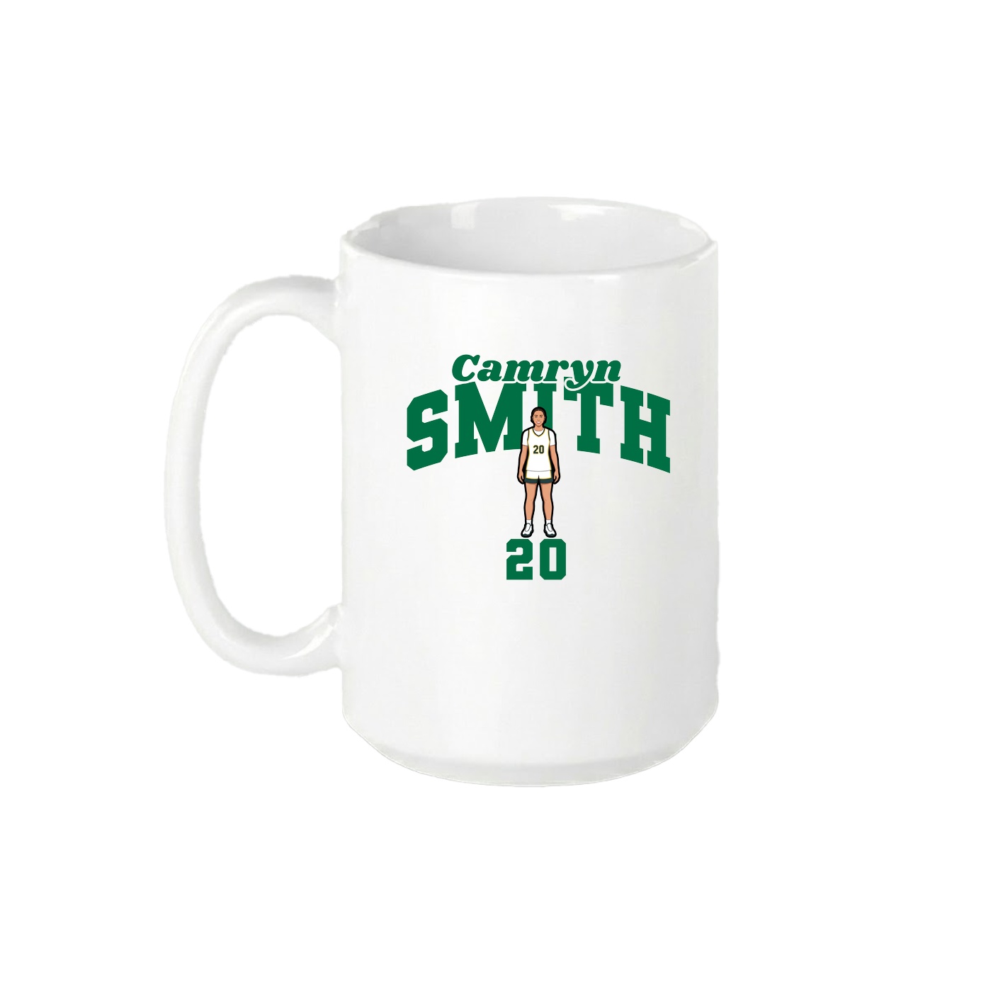 15oz Coffee Mug — Signature Arch in White