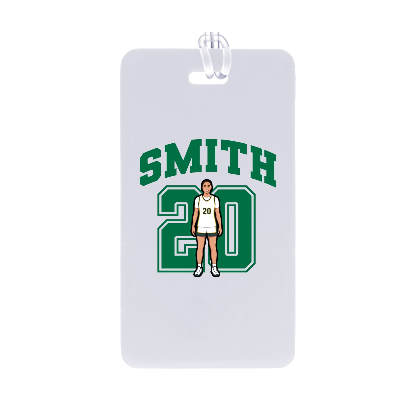 Bag Tag — Number in Classic