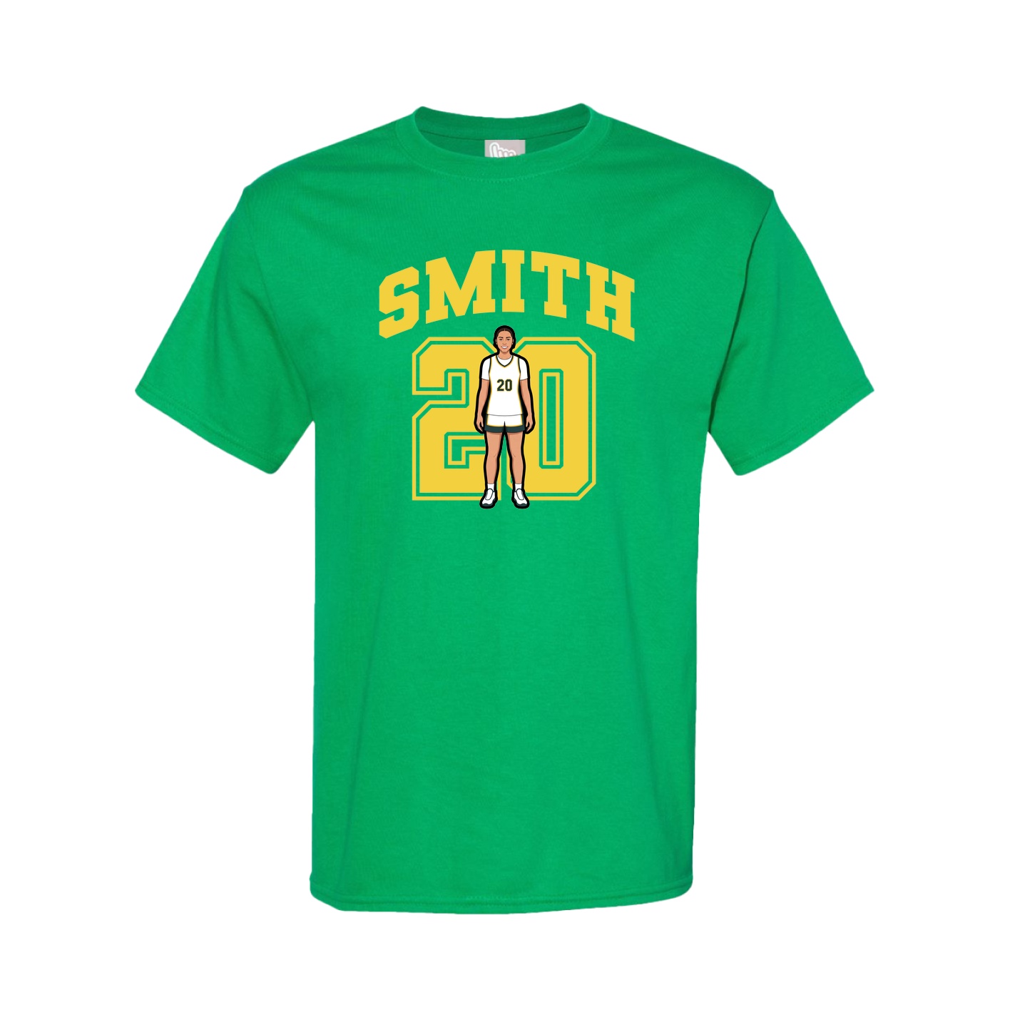 Tee — Number in Green