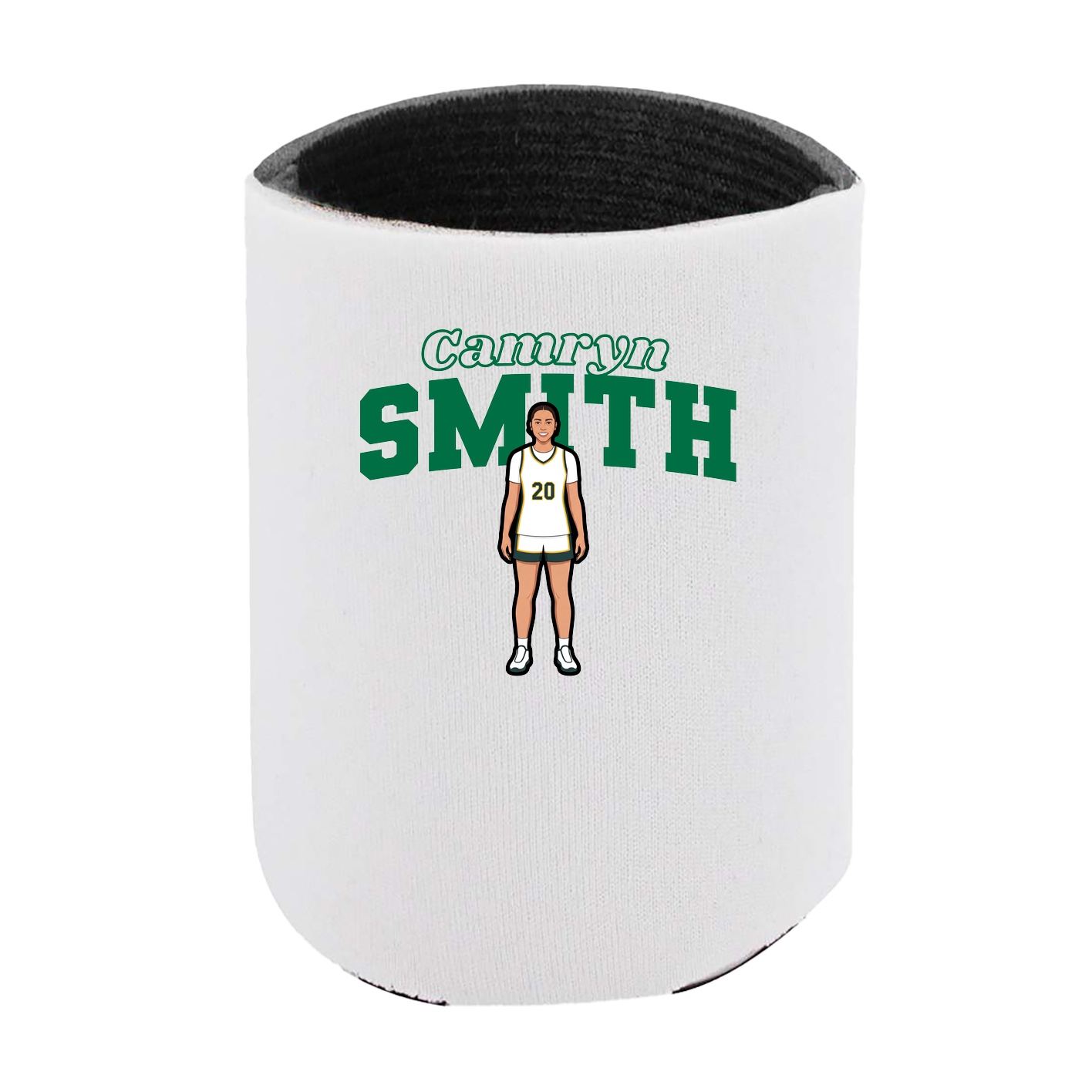 Can Holder — Name Arch in White
