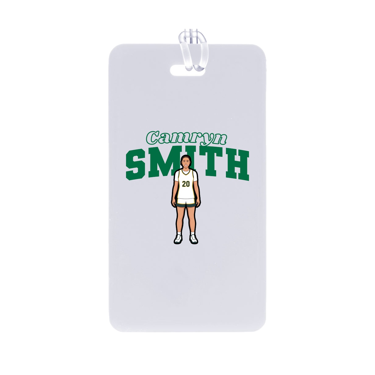 Bag Tag — Name Arch in Classic