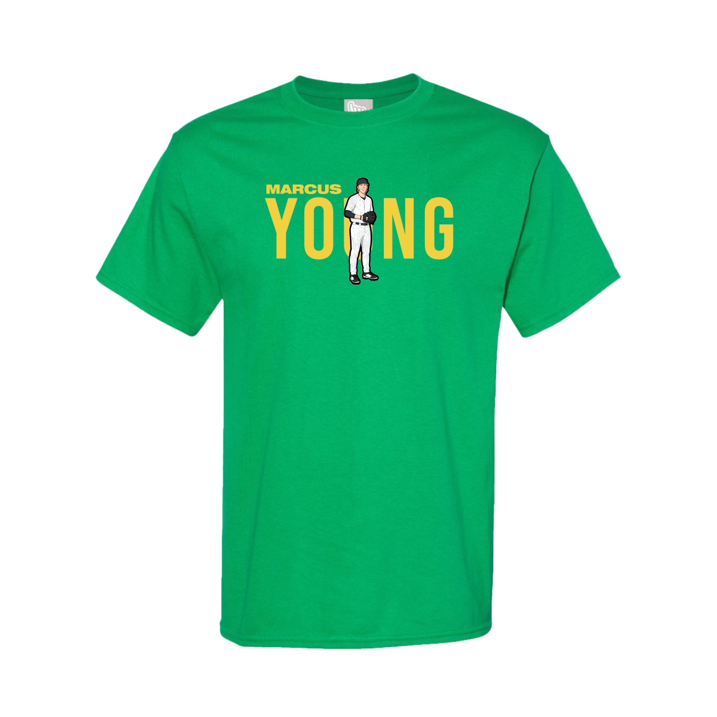 Youth Tee — Player Name in Green