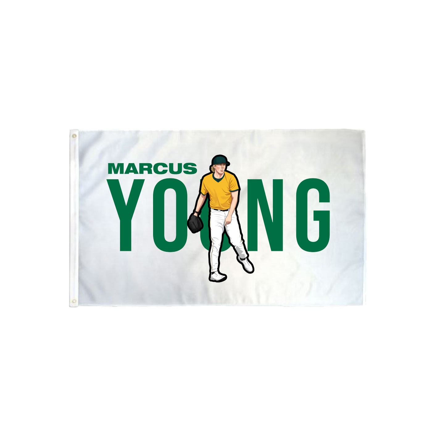 3x5 Flag — Player Name in Classic