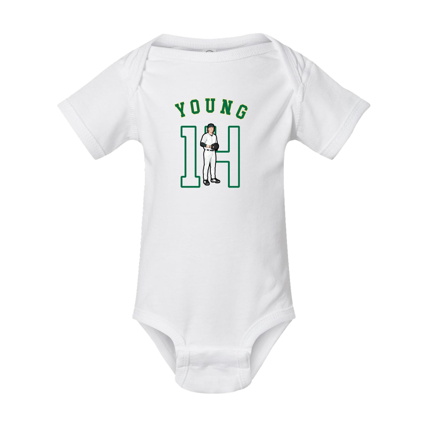 Baby Onesie — Shirsey Arch in White