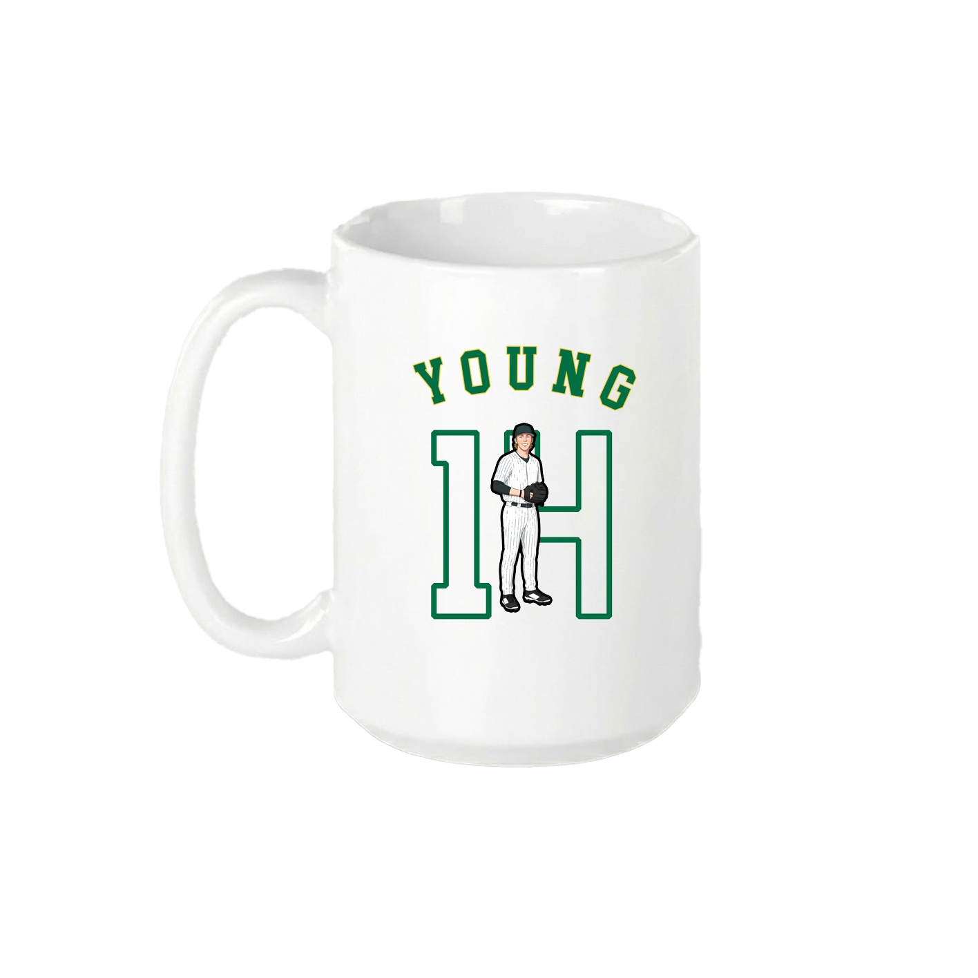 15oz Coffee Mug — Shirsey Arch in White