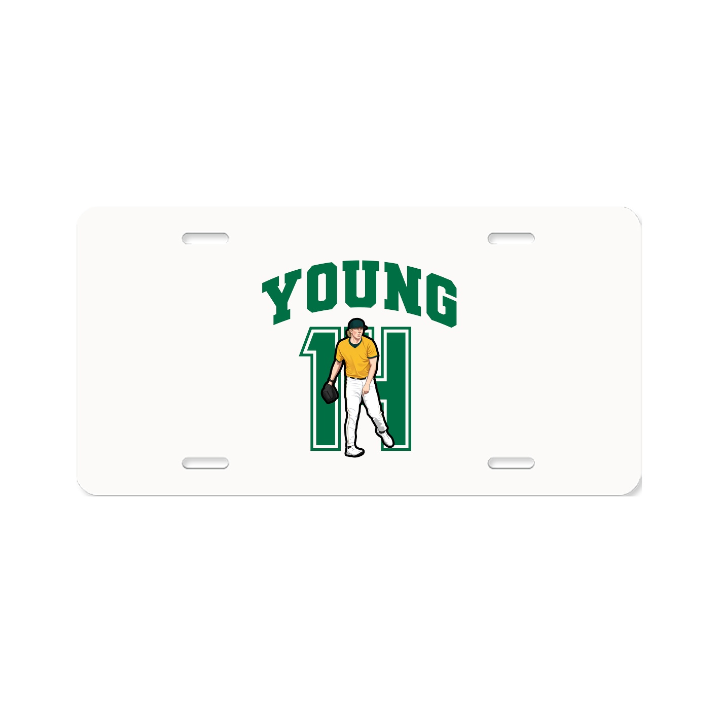 License Plate — Number in Classic