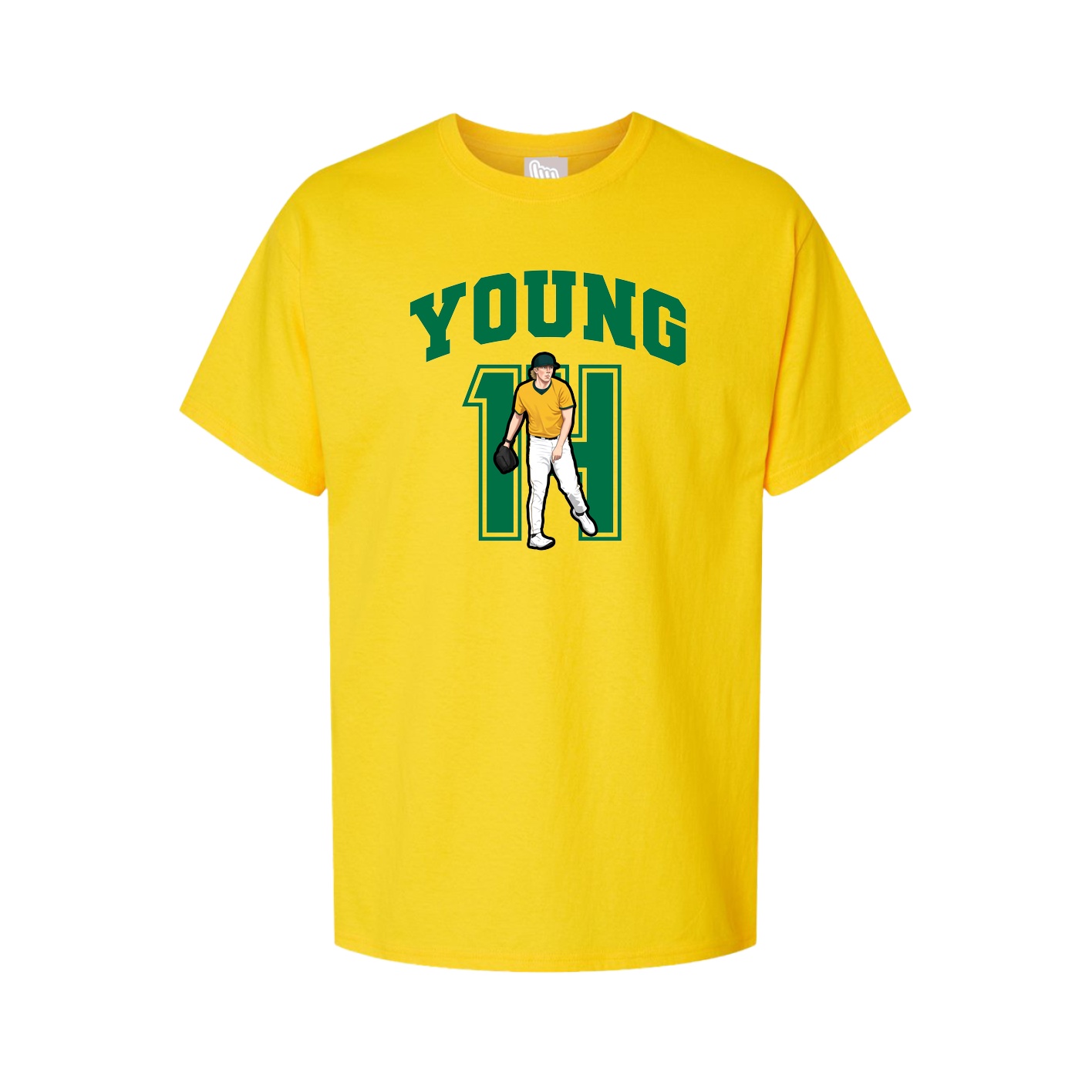 Youth Tee — Number in Gold