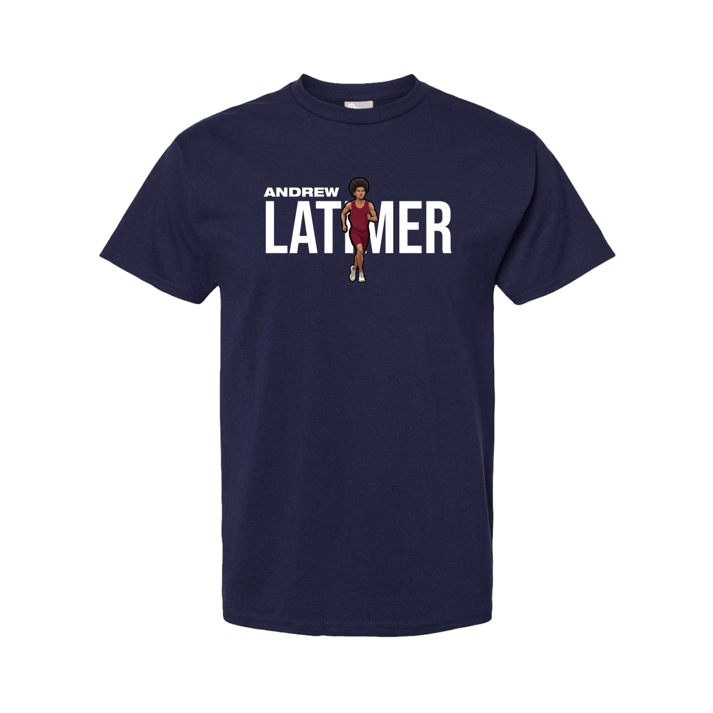 Youth Tee — Player Name in Navy