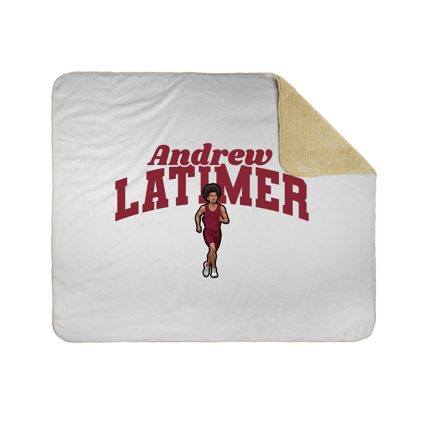 Throw Blanket — Signature Arch in White