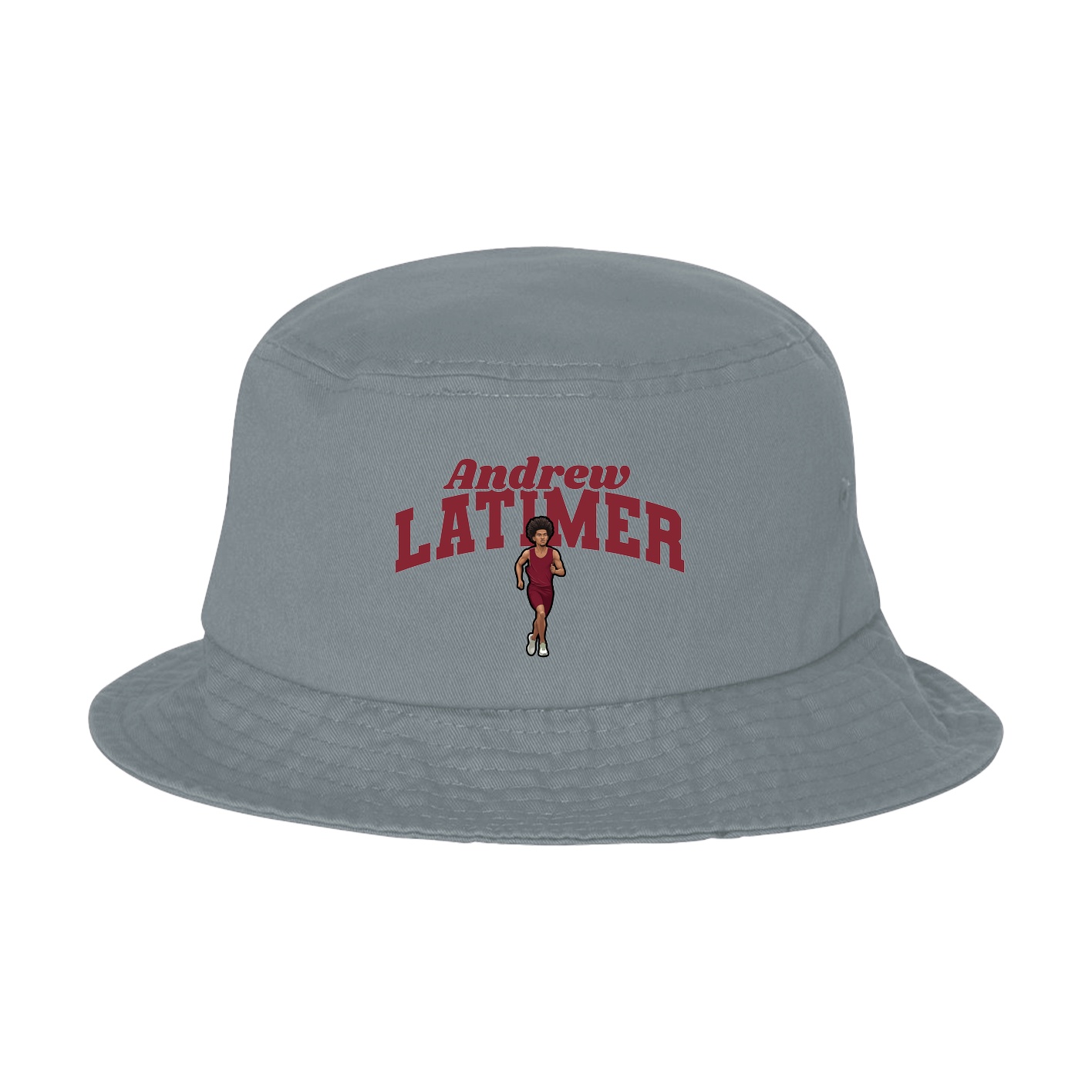 Bucket Cap — Signature Arch in Grey