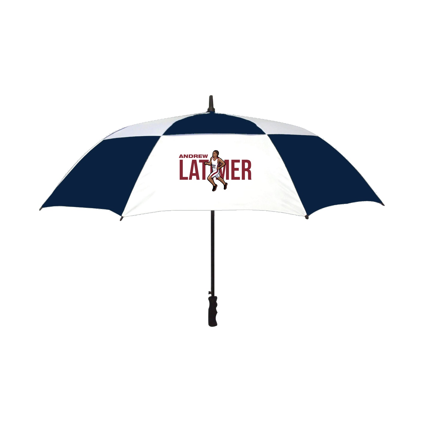 Golf Umbrella — Player Name in Navy