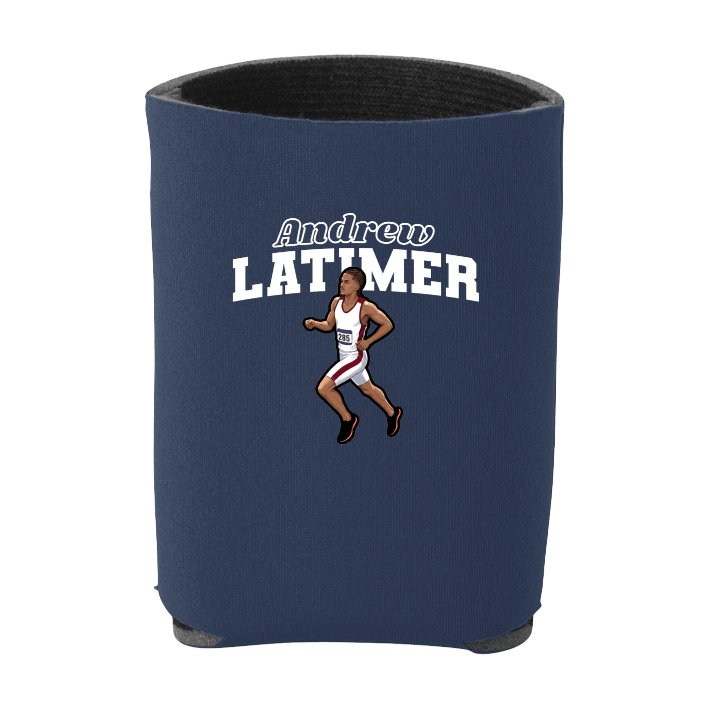 Can Holder — Name Arch in Navy