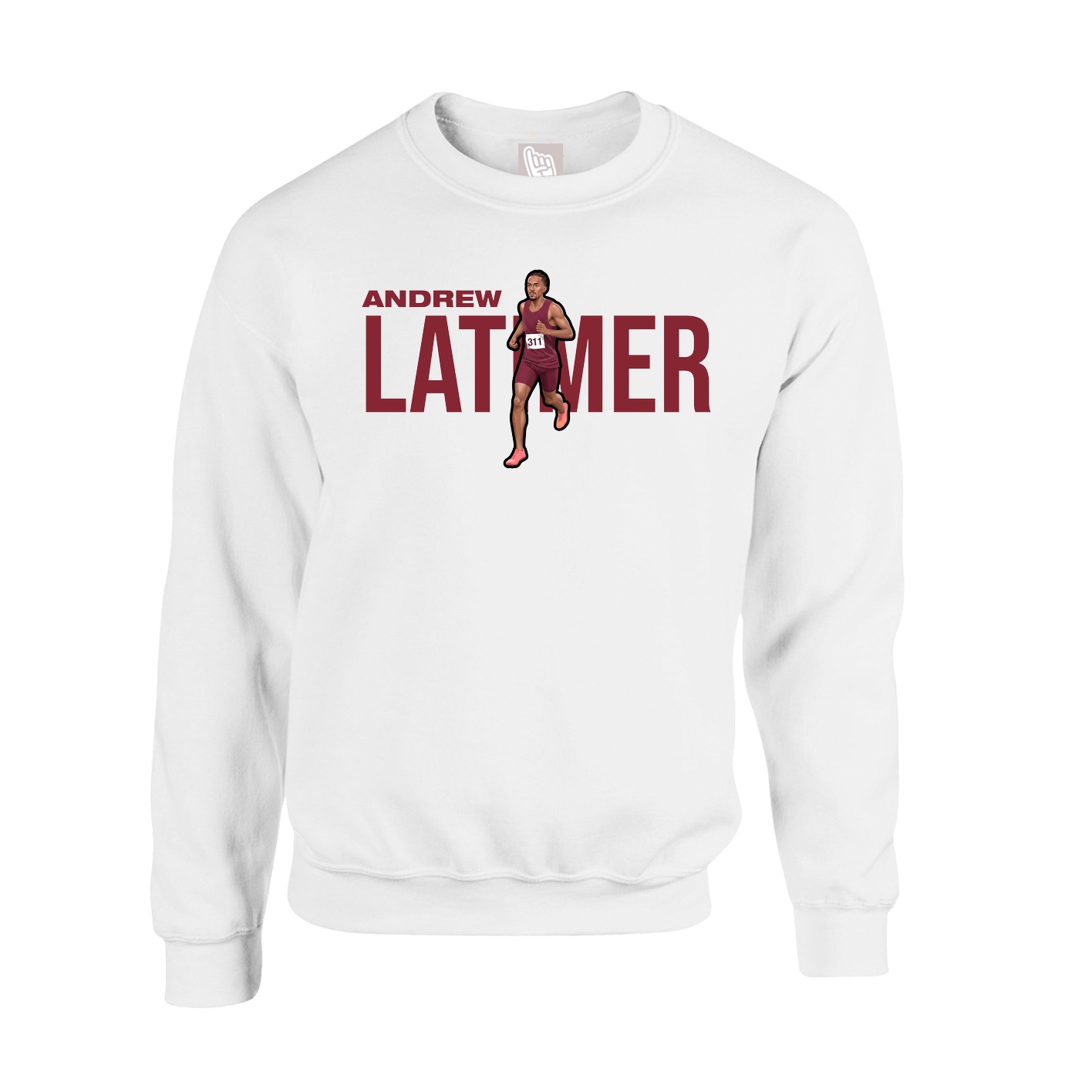Fleece Crew — Player Name in White
