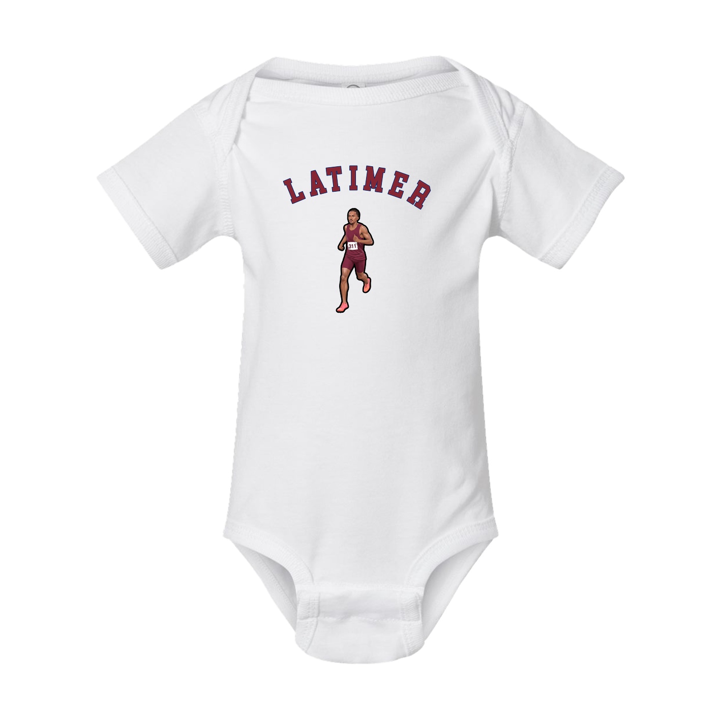 Baby Onesie — Shirsey Arch in White