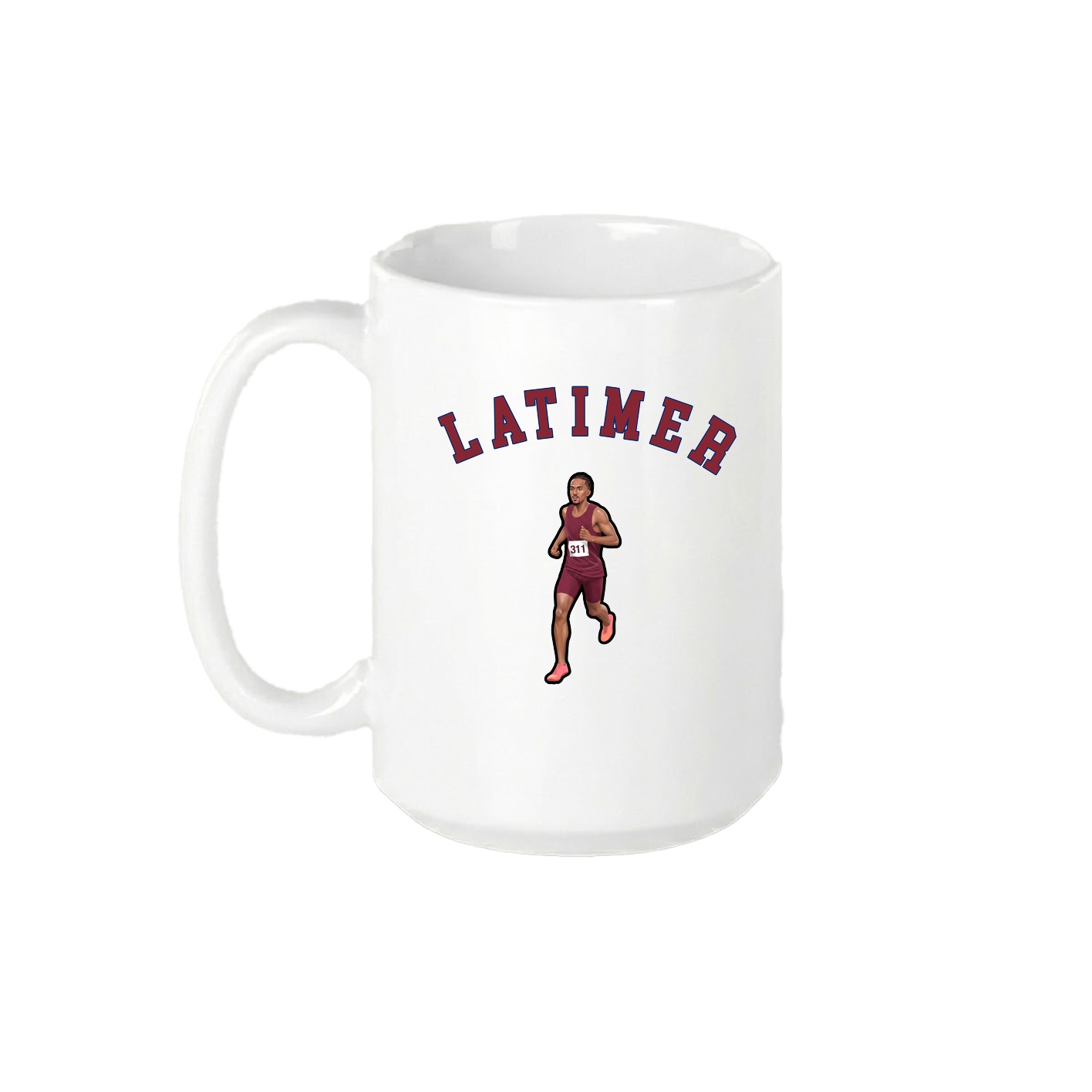 15oz Coffee Mug — Shirsey Arch in White